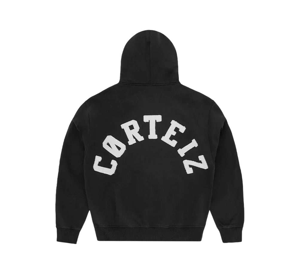 Corteiz Colly Arch Zip Hoodie - Black